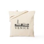 CafePress Venice Skyline Tote Bag Natural Canvas Tote Bag, Reusable Shopping Bag