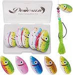 Dovesun Fishing Lure Making Kit Spinner Making Kit Inline Spinner Baits Trout Lures Fishing Gift DIY Kit Inline Spinner Making Kit 15pcs