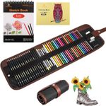 CZMSECAI Drawing Sketch Pencils Set – 52-Piece Drawing Pencils Sketch Art Set with Sketchbook, Coloring Book and 24 Oil Colored Pencils, Drawing Sketching Pencils Kit for Adults, Beginners, Artists