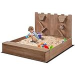 Yaheetech 53× 44.5in Wood Sand Box 