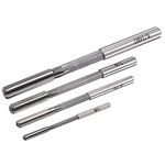 uxcell 1/8" 3/16" 1/4" 5/16" Chucking Reamer H7 Accuracy High Speed Steel Lathe Machine Reamer 6 Straight Flutes Round Shank Milling Cutter Tool 4pcs