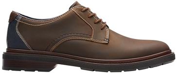 Clarks Men's Burchill Derby, Beeswax Leather, 11 UK