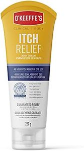 O'Keeffe's Itch Relief Body Cream, 48 Hour Itch Relief for Dry and Eczema Prone Skin, Fragrance Free, Steroid Free, Hypoallergenic, 8 oz / 227 g, Tube, (Pack of 1) 105253, White