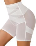 Avidlove Body Shaper Shorts for Women High Waisted shapewears Butt Lifting Shapewear Tummy Control Thigh Slimmer Panties White