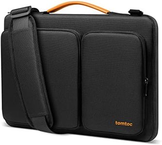 tomtoc 360 Protective Laptop Shoulder Bag for 16-inch MacBook Pro M4/M3/M2/M1 Pro/Max A3403 A3186 A2991 A2485 2024-2019, Water-resistant Sleeve for Dell XPS 15 Surface Book 3 The New Razer Blade 16