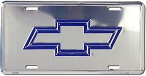 Signs 4 Fun Parody License Plate - Chevy Blue Polished - 12” x 6” Decorative License Plate Wall Decor - Decoration Plate Man Cave + Garage - Made in The USA