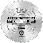 Freud LU77M012 12-Inch 96 Tooth TCG Thin Kerf Non-Ferrous Metal Cutting Saw Blade with 1-Inch Arbor