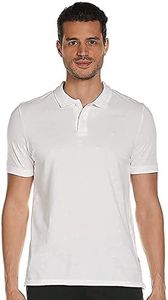 JACK & JONES JJEBASIC POLO SS NOOS, Polo-Shirt Uomo, Bianco (White Detail:SLIM FIT), L