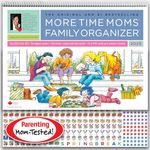 More Time Moms Family Organizer & Calendar, 2025 (15x22 Inches) - September 2024 to December 2025 - Larger & More Space for in-Depth Planning - Includes Over 500 Stickers, 16 Months, & Much More