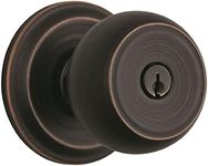 Brinks, Tuscan Bronze, Push Pull Rotate Door Locks Stafford Entry Door Knob, 23001-150, No Size