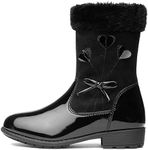 Walkright Leslie Kids Black Patent 