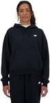 New Balance Women's Sport Essentials Fleece Hoodie, Black, Large