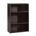 Sauder Beginnings 3-Shelf Bookcase, Cinnamon Cherry finish