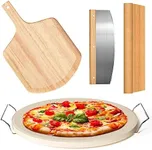 5 PCS Round Pizza Stone Set, 13" Pi