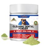 ColEaze Oral Care Powder for Dogs & Cats, Herbal Formula with Breath Freshener, Plaque Remover & Tartar Control 45g