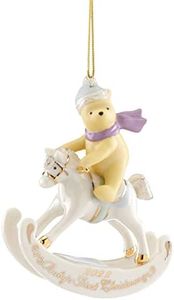 Lenox 893723 2022 Winnie The Pooh Primo Ornamento, Natale