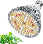 LED Grow Light Bulb for Indoor Plants Full Spectrum, 320W Equivalent Plant Light Bulb, E26 Base, 4000K Plant Grow Light Bulb, Grow Bulb for Indoor Plants, Pack 1