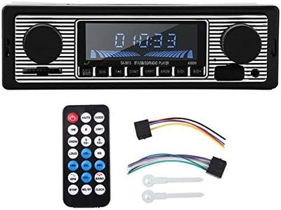 Yoidesu Estéreo para Automóvil con Bluetooth, Reproductor de Música MP3 Estéreo Clásico para Automóvil Estéreo HiFi sin Pérdidas con USB/SD/AUX/FM Unidad Principal en el Tablero(#1)