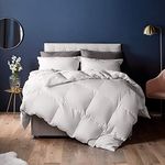 Silentnight Duck Feather and Down Duvet - Luxury 10.5 Tog Double Duvet Feather and Down Warm Cosy Quilt with Breathable Cotton Cover All Year Round Summer Winter - Machine Washable - Double