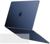 MOSISO Compatible with MacBook Pro 13 inch Case M2 2024-2016 A2338 M1 A2251 A2289 A2159 A1989 A1708 A1706, Ultra-Thin Natural Original Color Case Plastic Hard Shell&Keyboard Cover, Midnight Blue