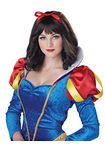 California Costumes Women's Snow White Wig, Dark Brown, One Size