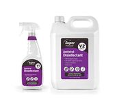 Super Professional - V2 Super Antiviral Disinfectant - V1/V2 Antiviral Disinfectant 750ml + 5 Litre Refill Bottle - Bulk Multibuy Pack - For Home or Professional Use