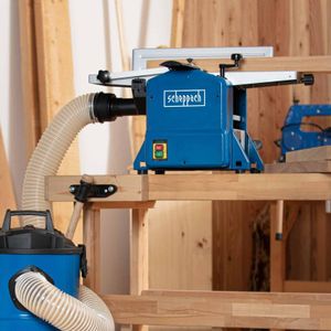 Scheppach HMS850 Planer Thicknesser – Compact Benchtop Woodworking Tool