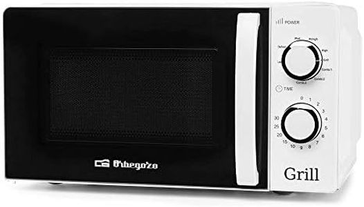 Orbegozo Mig 2130 Four à micro-ondes avec grill, 20 l de capacité, 5 niveaux de fonctionnement et 3 fonctions combinées, minuterie jusqu’à 30 min, 700-900 W, blanc
