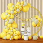 Party Propz Rubber Baby Shower Decoration Items - 58Pcs Baby Shower Decorations Mom To Be Decoration Items Set Baby Shower Props For Photoshoot Maternity Shoot Props Accessories Balloons, Multicolor