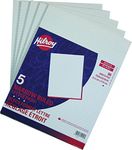 Hilroy Letter Pads, Narrow Ruled, 8-3/8 X 10-7/8 Inches, 96 Sheets Per Pad, 5 Pack (51240)