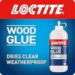 Loctite Wood Glue, High-Strength, Fast-Acting Clear Glue for Wood, Quick-Drying Waterproof Wood Glue, 1 x 225g