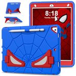 Kids Case for iPad (9.7-Inch, 2018/2017 Model, 6th/5th Generation), iPad Air 2 Case, iPad Pro 9.7 Case Kickstand Cover for Boys Girls Shockproof Hybrid Cover for iPad 9.7 Inch Blue