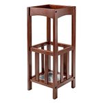 Winsome Wood 94712 Rex Umbrella Stand with Metal Tray