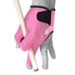 KAMUI Billiard Glove - Quickdry - for Left Hand - Pink (S)