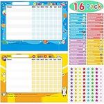 Pack of 16 Chore Reward Chart for K