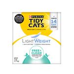 Purina Tidy Cats Low Dust Clumping Cat Litter, Lightweight Free & Clean Unscented, Multi Cat Litter - 17 Lb. Box