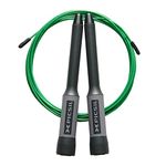 PICSIL Sphinx Rope, 360° Spin Jump Rope with Dual Bearing System, Fast, Lightweight Skipping Rope Made from ABS Plastic, Jump Ropes for Fitness, Boxing, and Conditioning, For All Ages, Black