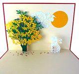 BC Worldwide Ltd handmade 3D pop up card rabbit moon tree birthday Easter Valentine's Day anniversary Mother's Day New Pet Mid Autumn Festival Blank Card