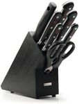 Wüsthof Classic Knife Block Set, 8 Pieces (1090170707), Precision Forged High-Carbon Stainless Steel Blade