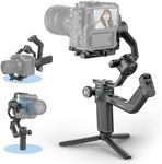 Feiyutech SCORP-C2 [OFFICAL] Camera Gimbal with 4.0 AI Tracking,3 Axis Gimbal Stabilizer for DSLR/Mirrorless Camera,3.5kg Payload,Integrated Rear Handle,Button Control Panel,Native Vetical Shooting