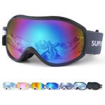 Supertrip Ski Goggles for Men Womens Anti-fog skiing goggles UV Protection Snow Snowboarding Goggles for Adult Youth