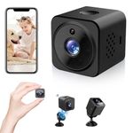 HERBYD Mini Spy Camera, Small Camera Wifi Wireless, 4K HD Spy Camera Hidden with Audio and Video, Mini Camera with Night Vision Motion Detection for Outdoor/Indoor