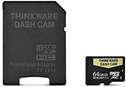 THINKWARE TWA-SMU64 UHS-I 64GB MicroSD Card | Anti File Corruption | for Dash Cam