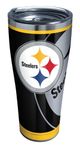 Tervis Triple Walled NFL® Pittsburgh Steelers Insulated Tumbler Cup Keeps Drinks Cold & Hot, 30oz - Stainless Steel, Rush