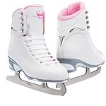 Jackson JS 180 SoftSkate Adult Figure Ice Skates (Pink, 5)