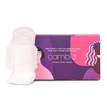 Cambio Organic Sanitary Pads For Women XL - Pack of 36 with Leak Locker Technology - Medium Absorbency Pads with Disposal Cover - Rash Free - Breathable Ultra Thin Pads (Medium Flow - 280mm)