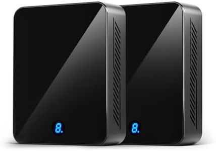 Wireless HDMI Transmitter and Receiver 4K 30Hz, 400FT/120M Long Range, 9 Adjustable Channels, 1TX to 3RX– Stream HD Video/Audio from Laptop, PC, Camera to TV, Projector, Monitor