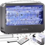 Zyphoria Fly Zapper Electric Indoor Fly Killer Built-in Double-Voltage Grid,Bug Zapper 3500V Insect Killer with Remote,fly Traps 20W Mosquito Killer Lamp with Timer,f ly Catcher for Room,2 Spare Lamps