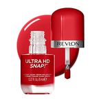 REVLON Ultra Hd Snap Nail Colors, Natural Rich Glossy Finish Nail Polish, Vegan Formula, No Base And Top Coat Needed - Cherry On Top,8 Ml