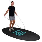 Roo X-Large Jump Rope Mat - 71x36 The Ultimate Non-Slip Thick 6mm Jump Rope Mat Outdoor and Indoor Workouts - Prevents Injuries, Extends Jumprope Mat Life, Easy to Store and Clean - Comes with